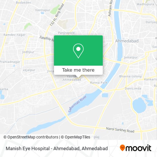 Manish Eye Hospital - Ahmedabad map