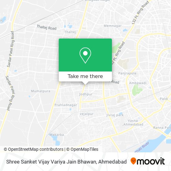Shree Sanket Vijay Variya Jain Bhawan map