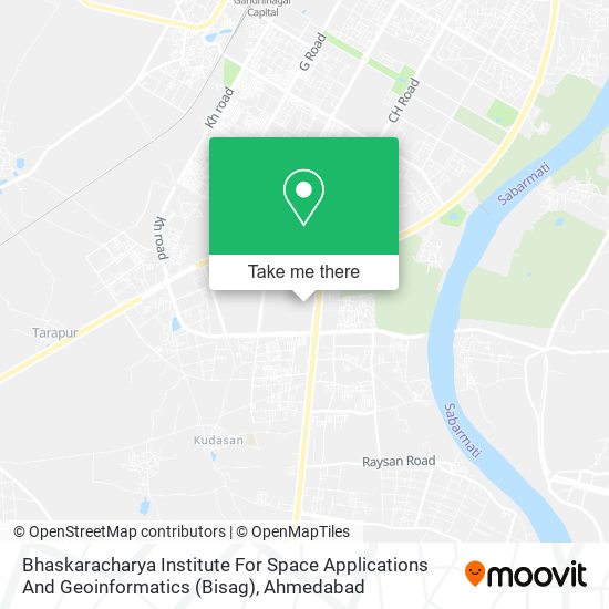 Bhaskaracharya Institute For Space Applications And Geoinformatics (Bisag) map