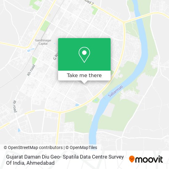 Gujarat Daman Diu Geo- Spatila Data Centre Survey Of India map