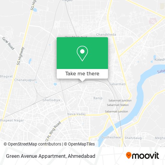 Green Avenue Appartment map