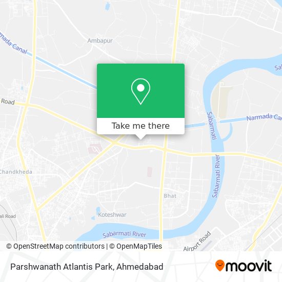 Parshwanath Atlantis Park map