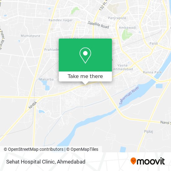 Sehat Hospital Clinic map