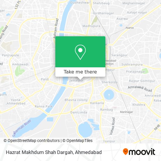 Hazrat Makhdum Shah Dargah map