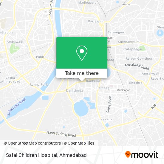 Safal Children Hospital map