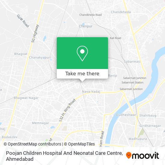 Poojan Children Hospital And Neonatal Care Centre map