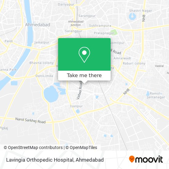 Lavingia Orthopedic Hospital map