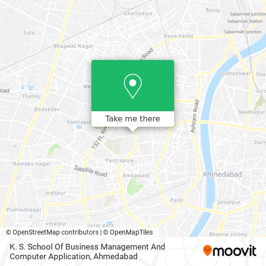 K. S. School Of Business Management And Computer Application map