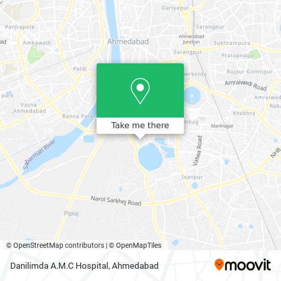 Danilimda A.M.C Hospital map