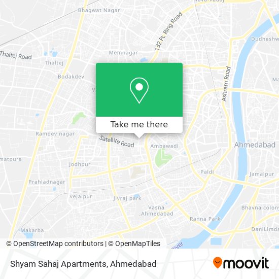 Shyam Sahaj Apartments map