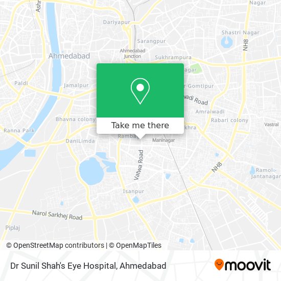 Dr Sunil Shah's Eye Hospital map