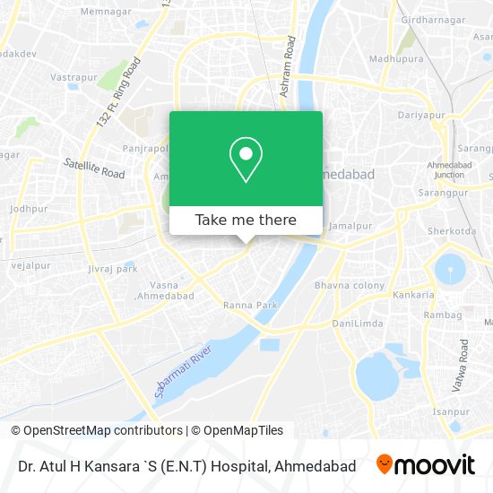 Dr. Atul H Kansara `S (E.N.T) Hospital map