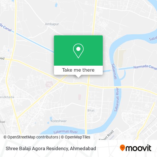 Shree Balaji Agora Residency map