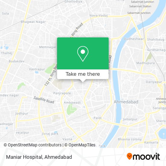 Maniar Hospital map