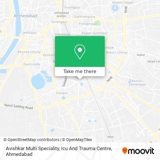 Avishkar Multi Speciality, Icu And Trauma Centre map