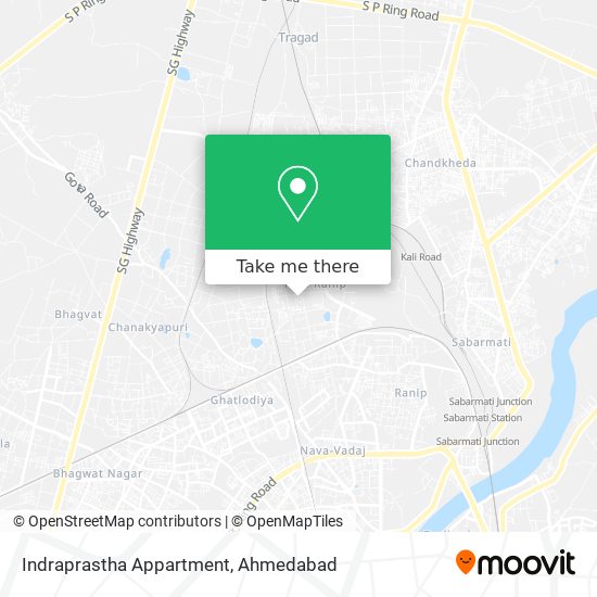 Indraprastha Appartment map