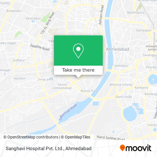 Sanghavi Hospital Pvt. Ltd. map