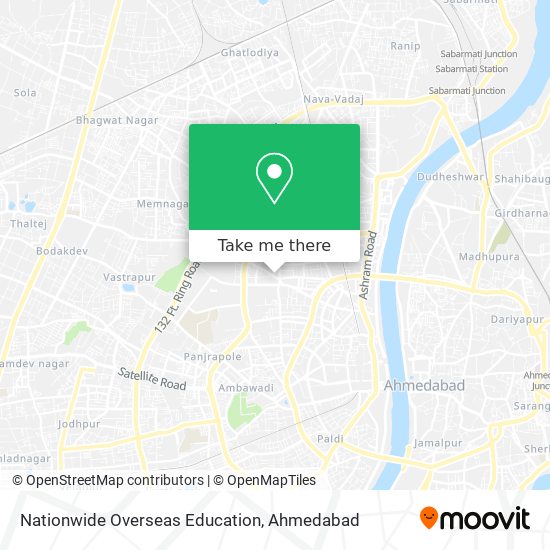Nationwide Overseas Education map