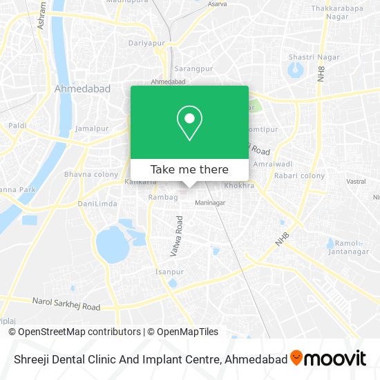 Shreeji Dental Clinic And Implant Centre map