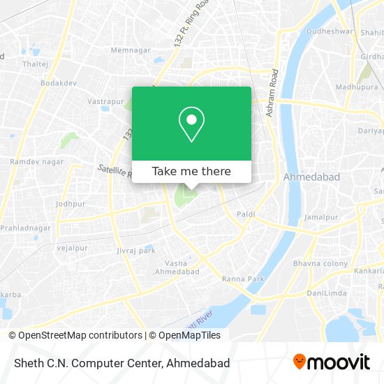 Sheth C.N. Computer Center map