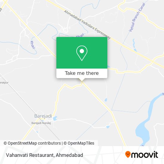 Vahanvati Restaurant map