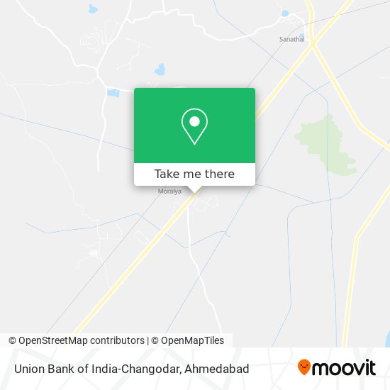 Union Bank of India-Changodar map