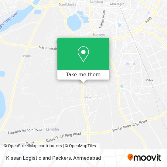 Kissan Logistic and Packers map