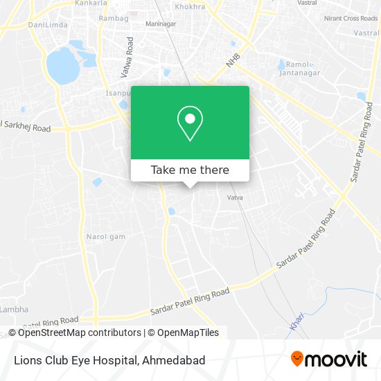 Lions Club Eye Hospital map