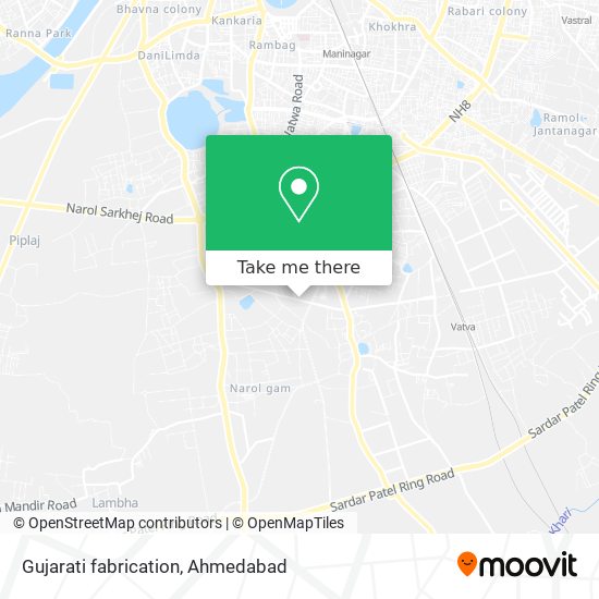 Gujarati fabrication map