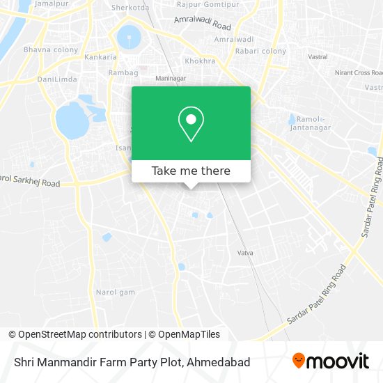 Shri Manmandir Farm Party Plot map