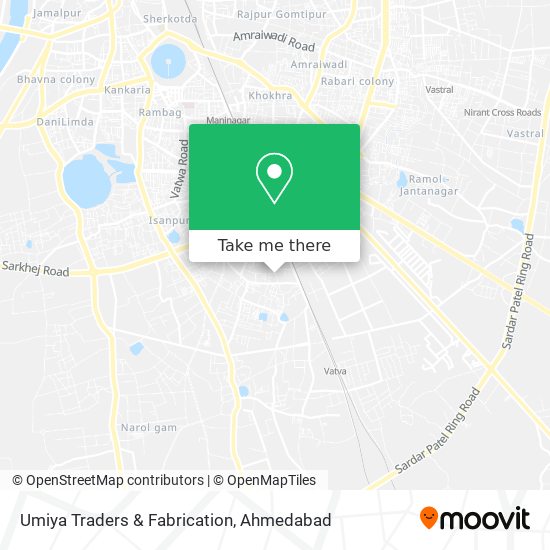 Umiya Traders & Fabrication map