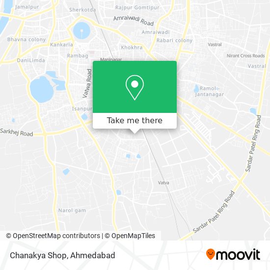 Chanakya Shop map