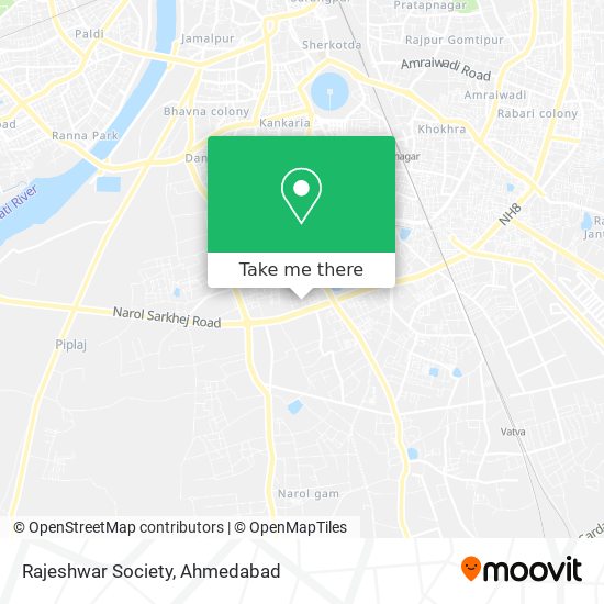 Rajeshwar Society map