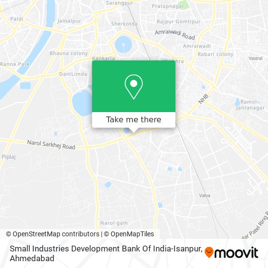 Small Industries Development Bank Of India-Isanpur map