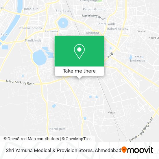 Shri Yamuna Medical & Provision Stores map