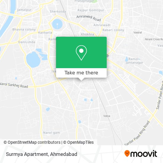 Surmya Apartment map