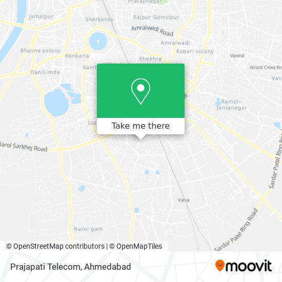 Prajapati Telecom map