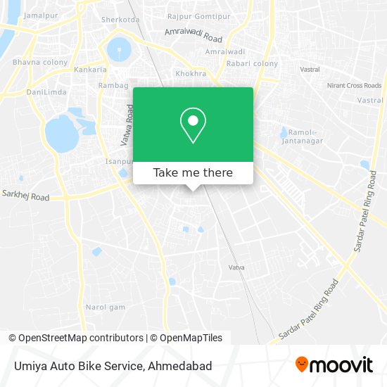 Umiya Auto Bike Service map