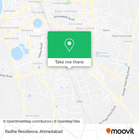 Radhe Residence map