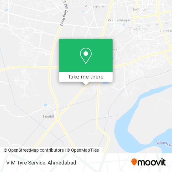 V M Tyre Service map