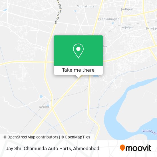Jay Shri Chamunda Auto Parts map
