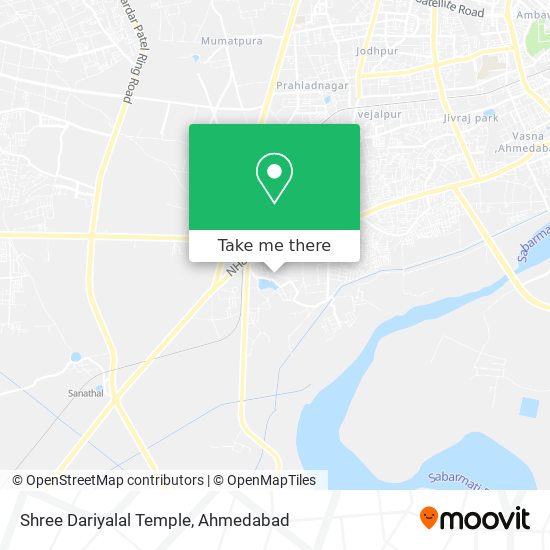 Shree Dariyalal Temple map