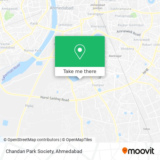 Chandan Park Society map