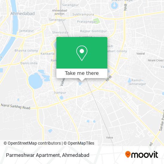 Parmeshwar Apartment map