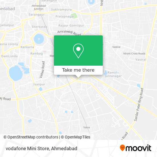 vodafone Mini Store map