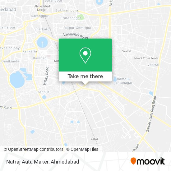 Natraj Aata Maker map