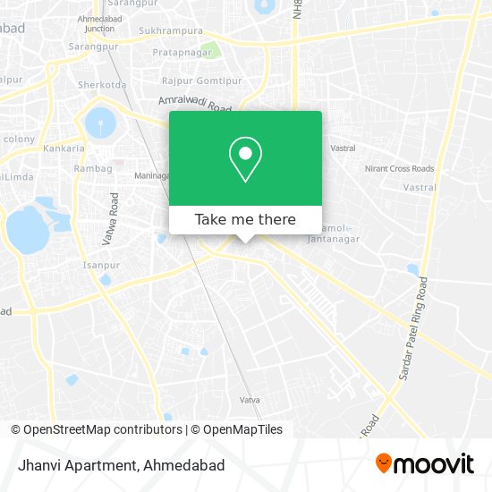 Jhanvi Apartment map