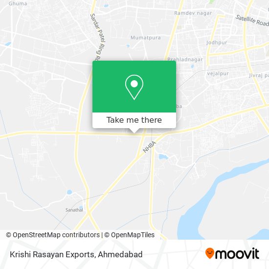 Krishi Rasayan Exports map