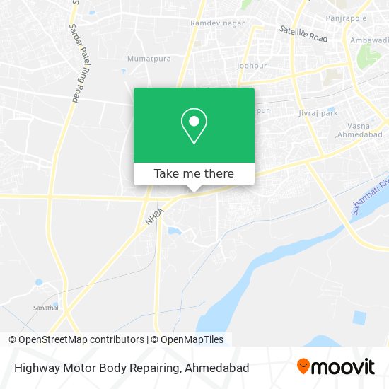 Highway Motor Body Repairing map