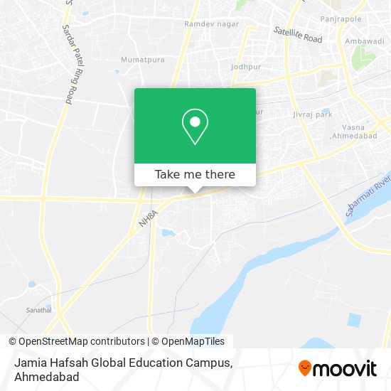 Jamia Hafsah Global Education Campus map